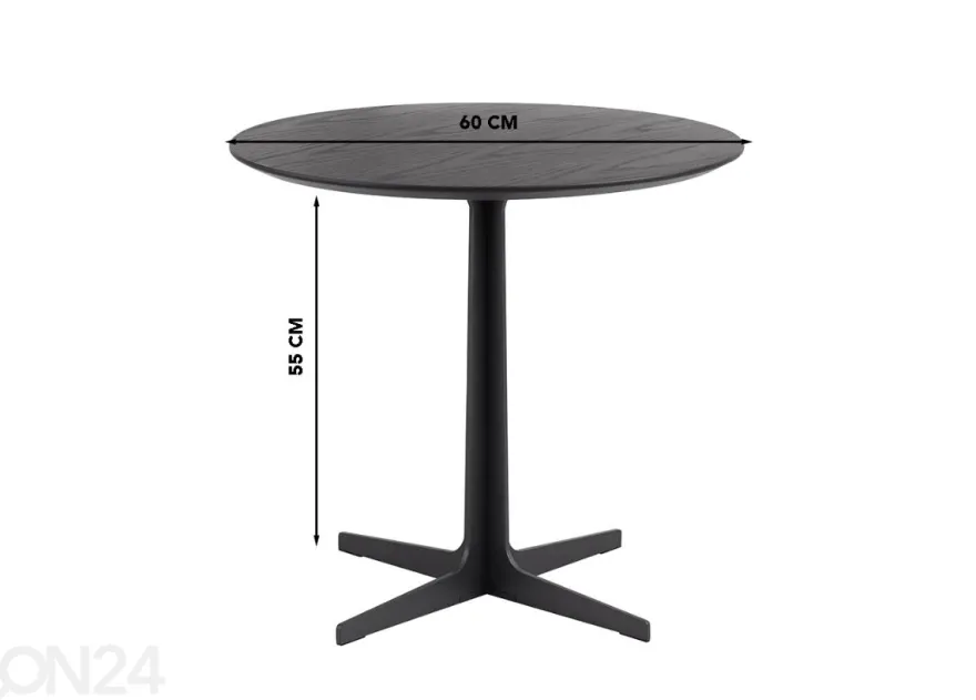 Sohvapöytä / sivupöytä Tess Ø 60 cm