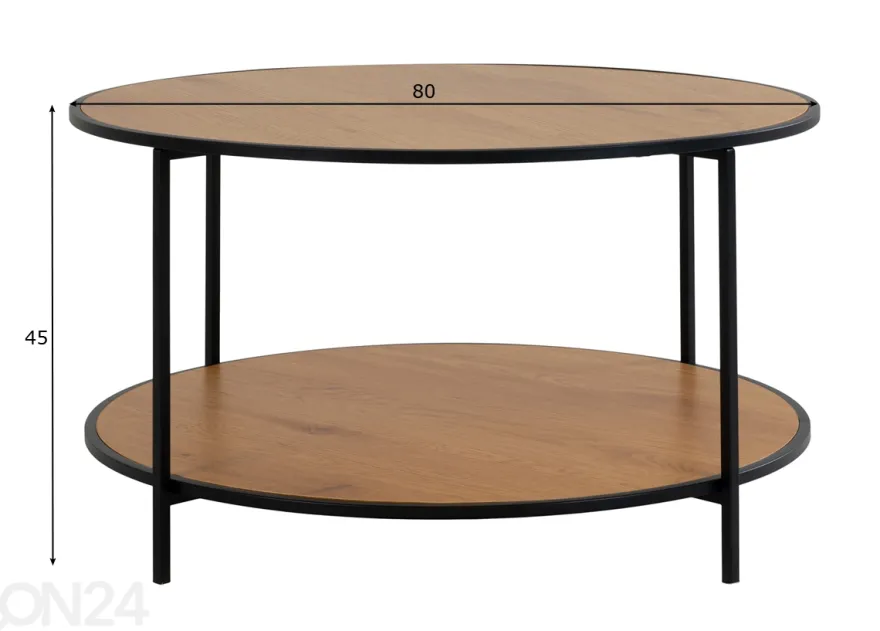 Sohvapöytä Skagen Ø 80 cm