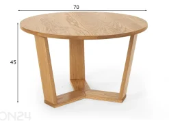 Sohvapöytä Tommy Ø 70 cm