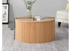 Sohvapöytä Verso Ø 80 cm