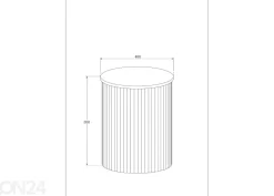 Sohvapöytä Verso Ø 40 cm