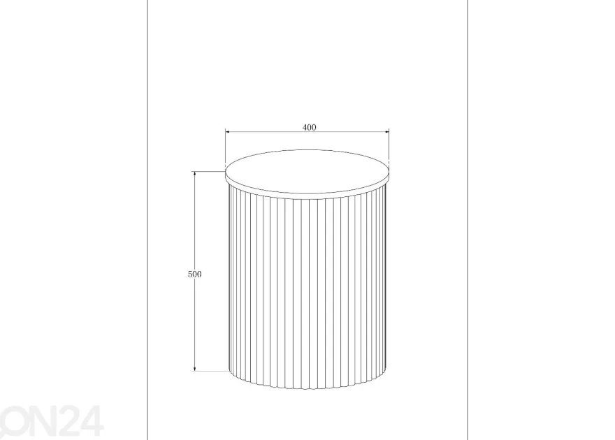 Sohvapöytä Verso Ø 40 cm