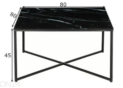 Sohvapöytä 80x80 cm