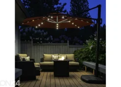 Solarvalaisin aurinkovarjon alle 72 LED
