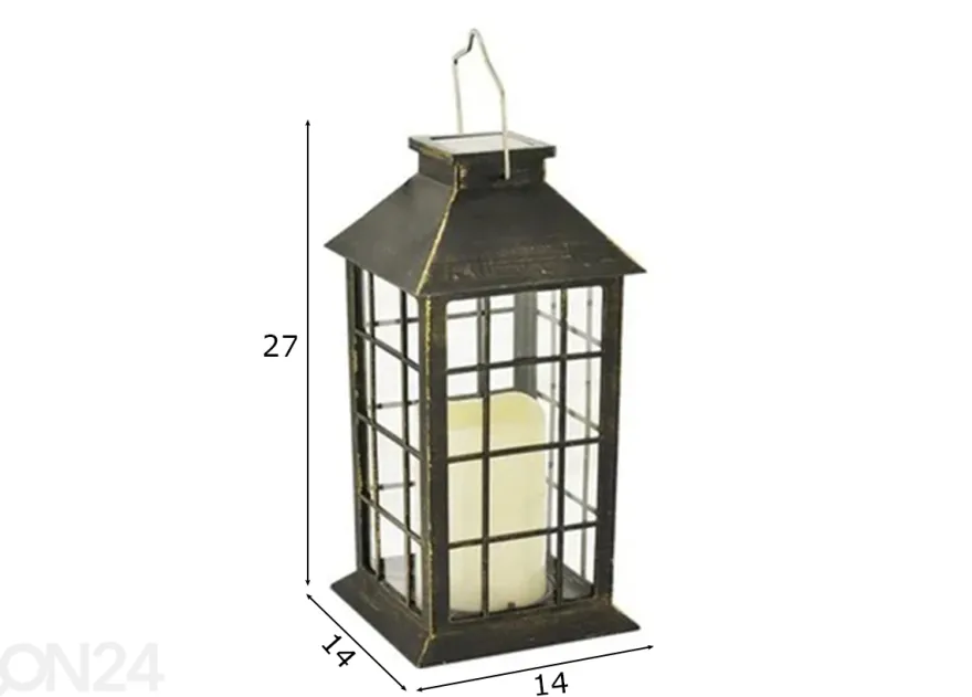 Solarvalo Latern LED, 2 kpl