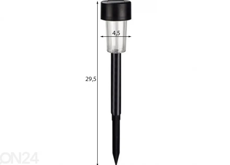 Solarvalo Stik LED, 4 kpl