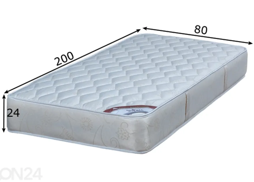 Stroma patja Kookos ekologinen 80x200 cm