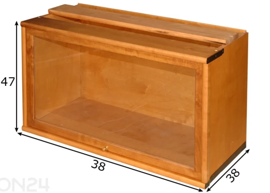 Suuri lasiovinen moduulihylly