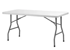 Taitettava puutarhapöytä 76x152 cm