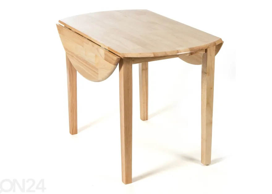 Taittopöytä Monaco + 4 tuolia Milano, vaalea tammi