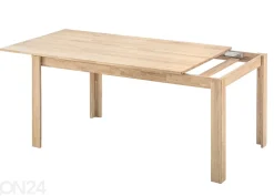 Tammi jatkettava ruokapöytä Liina 140-200x90 cm, valkoinen öljy