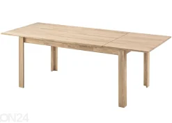 Tammi jatkettava ruokapöytä Liina 140-200x90 cm, valkoinen öljy