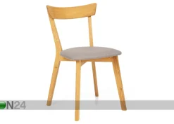 Tammi ruokapöytä Lem 90x90 cm + 4 tuolia Viola harmaa