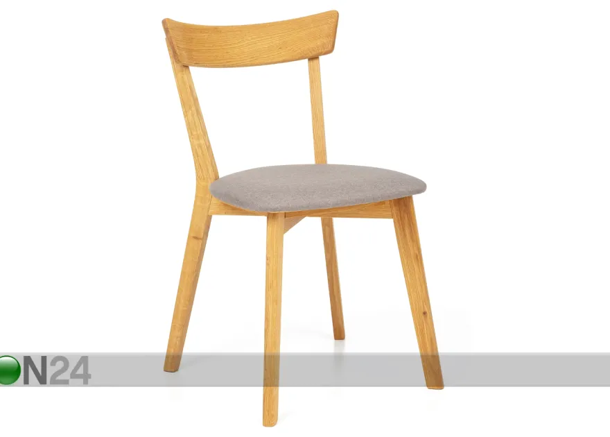 Tammi ruokapöytä Lem 90x90 cm + 4 tuolia Viola harmaa