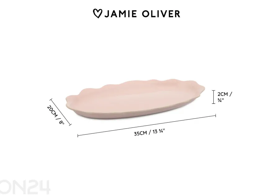 Tarjoilualusta Jamie Oliver Big love pass me platter 35x20x2,5 cm