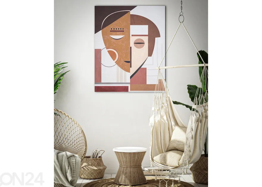 Taulu Ethnic Face 60x80 cm