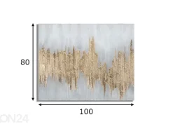 Taulu Goldage 100x80 cm