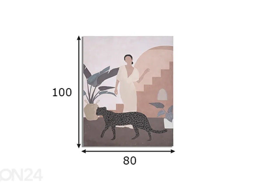 Taulu Lady-C 80x100 cm