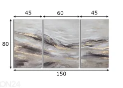 Taulu Monty 150x80 cm