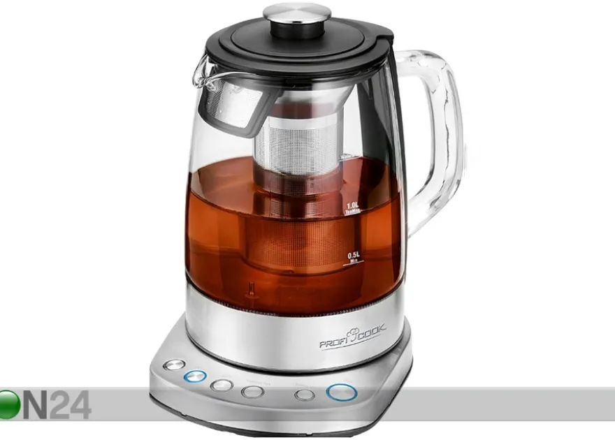Tee- ja vedenkeitin ProfiCook 1,5 L PCWKS1167G