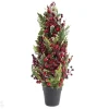 Tekokuusi marjakoristeilloa 75 cm