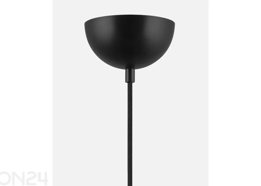 Tekstiilikaapeli pyöreä 120 cm, musta