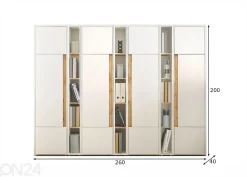 Toimistokaappi City 260 cm