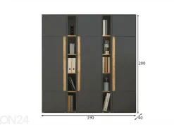 Toimistokaappi City 190 cm