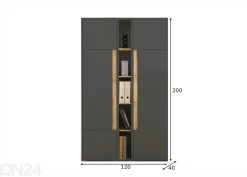 Toimistokaappi City 120 cm