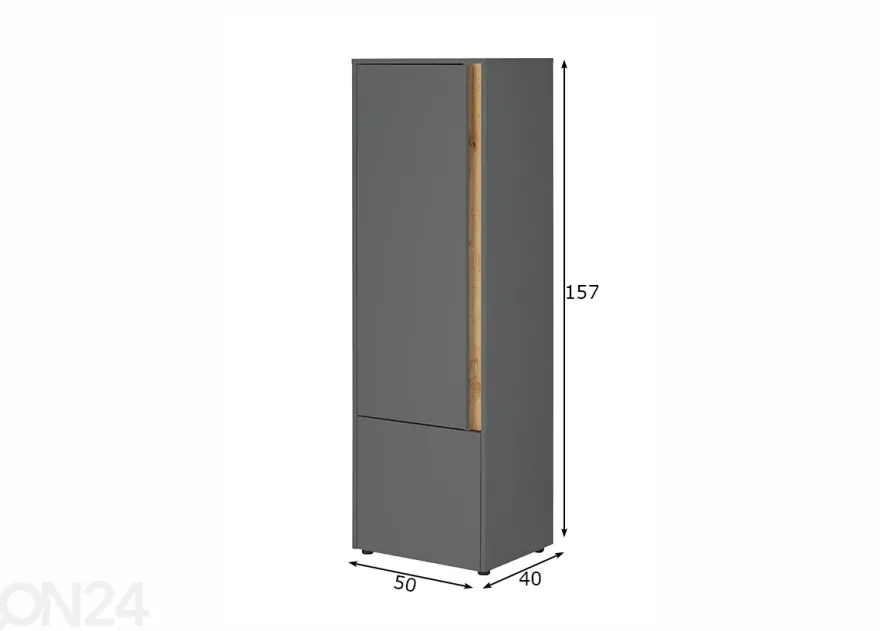 Toimistokaappi City 50 cm