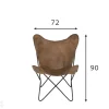 Tuoli Butterfly brown