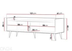 TV-taso Ademo 121 cm