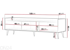 TV-taso Ademo 150 cm