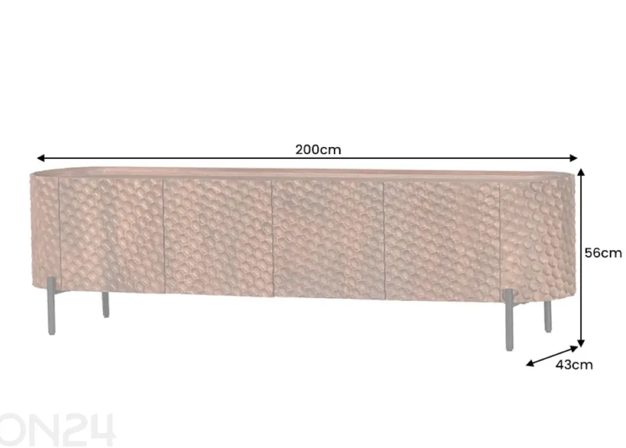 TV-taso Adlon 200 cm