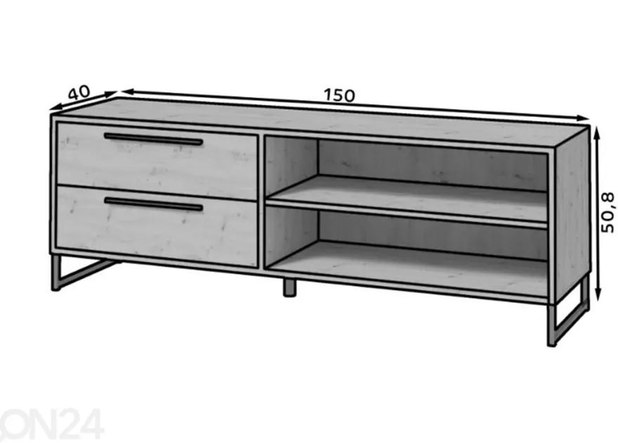 TV-taso Alam 150 cm