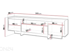 TV-taso apan 197 cm