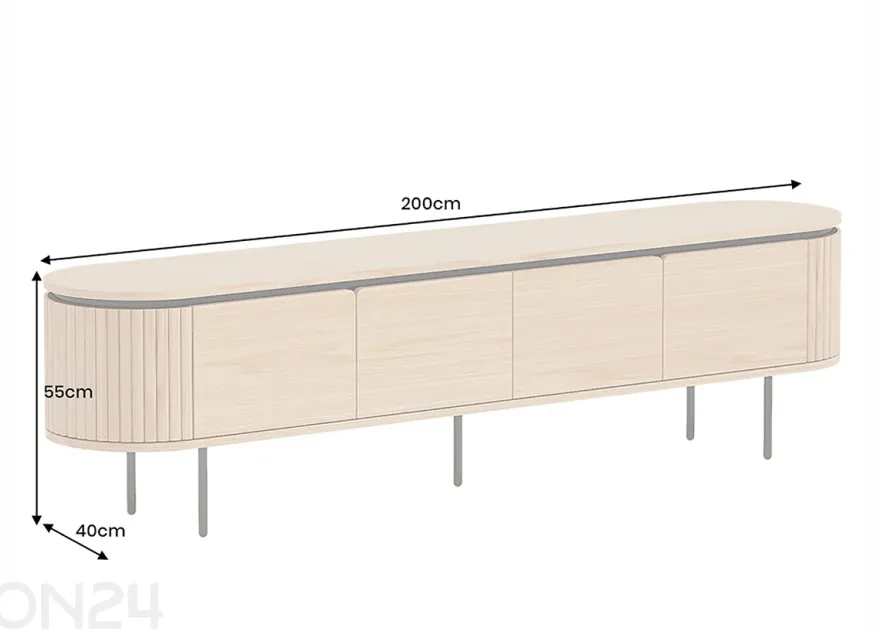 TV-taso Atelier 200 cm
