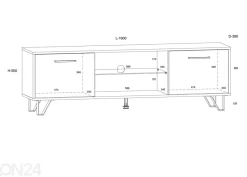 TV-taso Bos1 160 cm