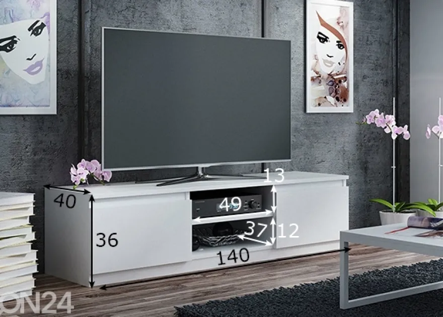 TV-taso Brooklyn 140 cm