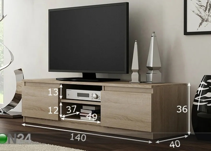 TV-taso Brooklyn 140 cm