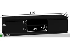 TV-taso Brooklyn 140 cm