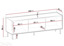 TV-taso Caen 144 cm