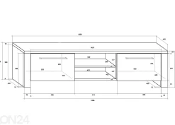 TV-taso 160 cm