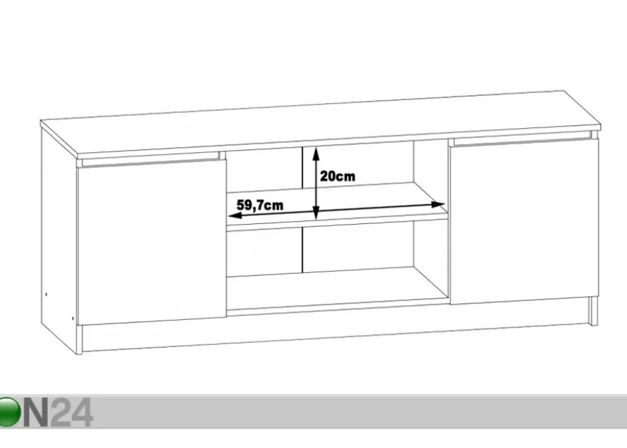 TV-taso 140 cm
