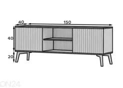 TV-taso 150 cm
