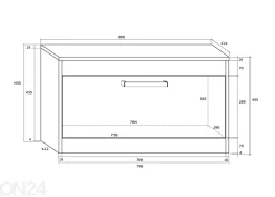 TV-taso Cobhy 80 cm