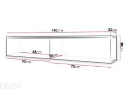 TV-taso Debora 140 cm