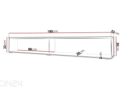 TV-taso Der 180 cm + LED