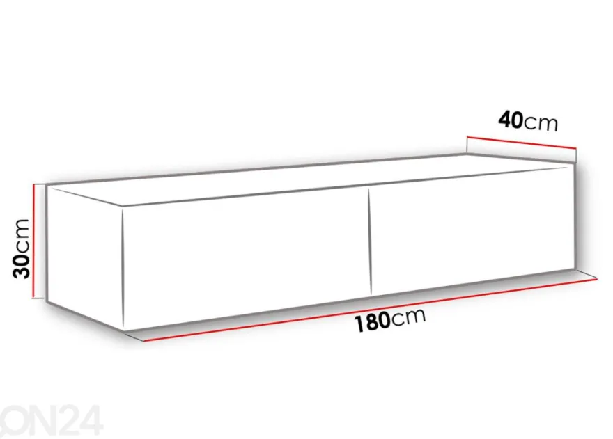 TV-taso Figo 180 cm