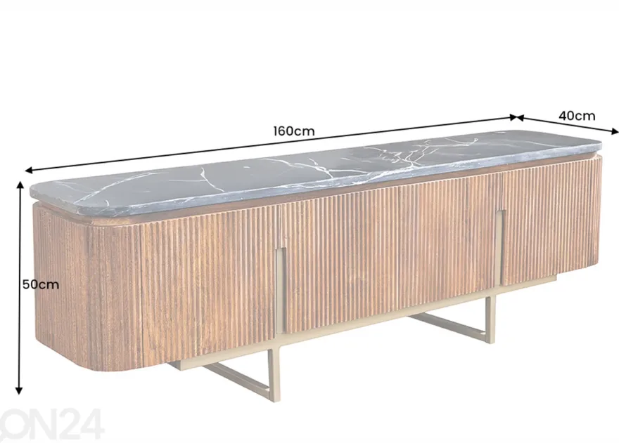TV-taso Gatsby 110 cm